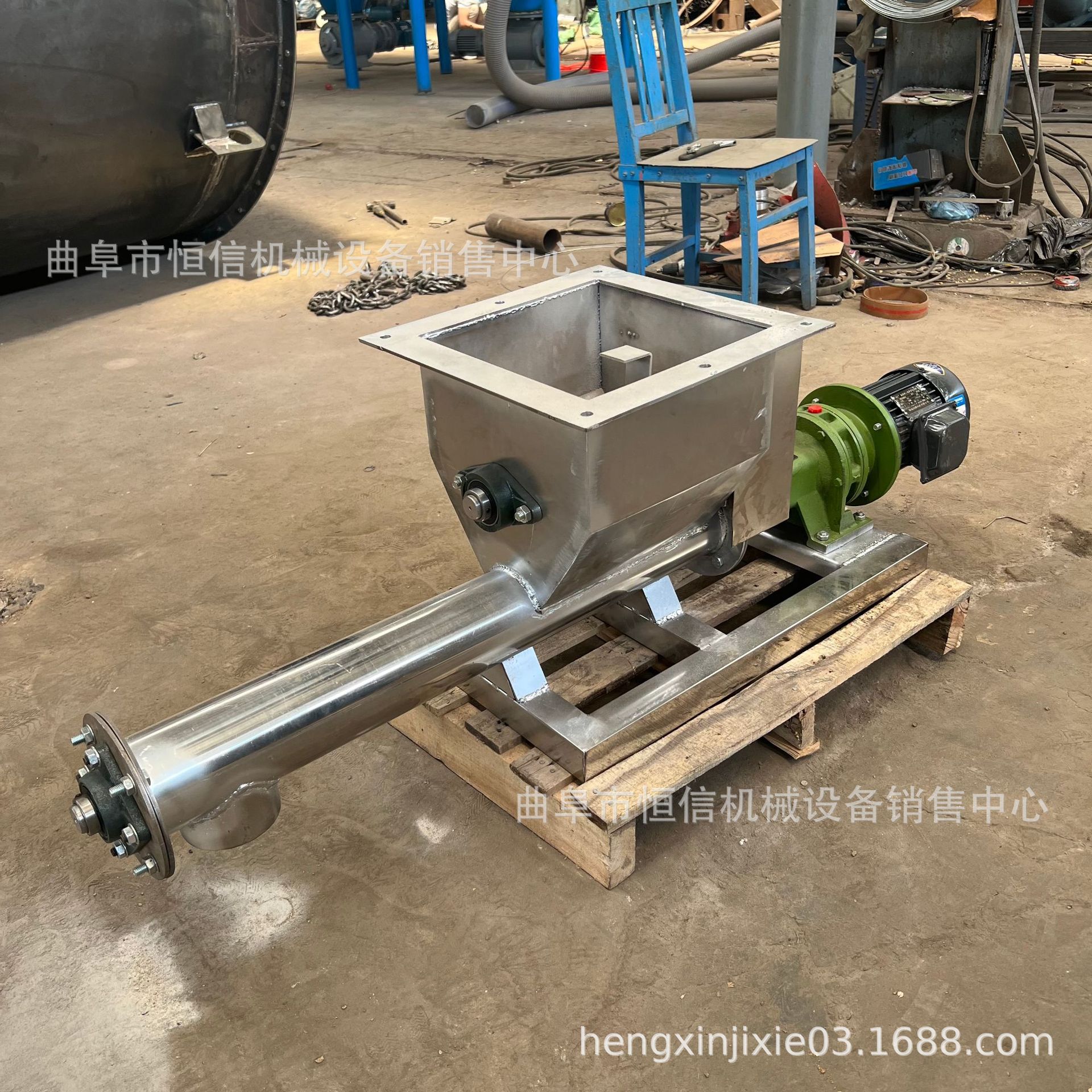 一机多用型石灰粉单螺杆螺旋给料机zcjb淀粉米粉小产量螺旋喂料机