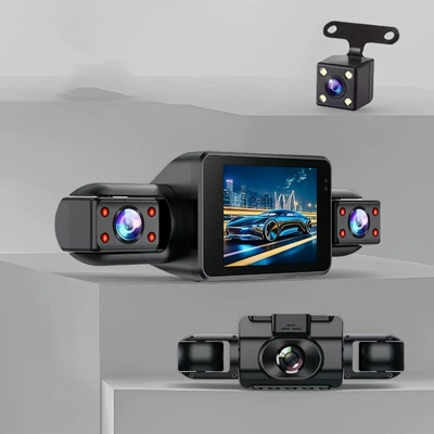 Cross-border new S58 dashcam with four simultaneous recording channels, high-definition night vision, and parking monitoring (Driving recorder) - sy2003-recorder-rear-view-camera