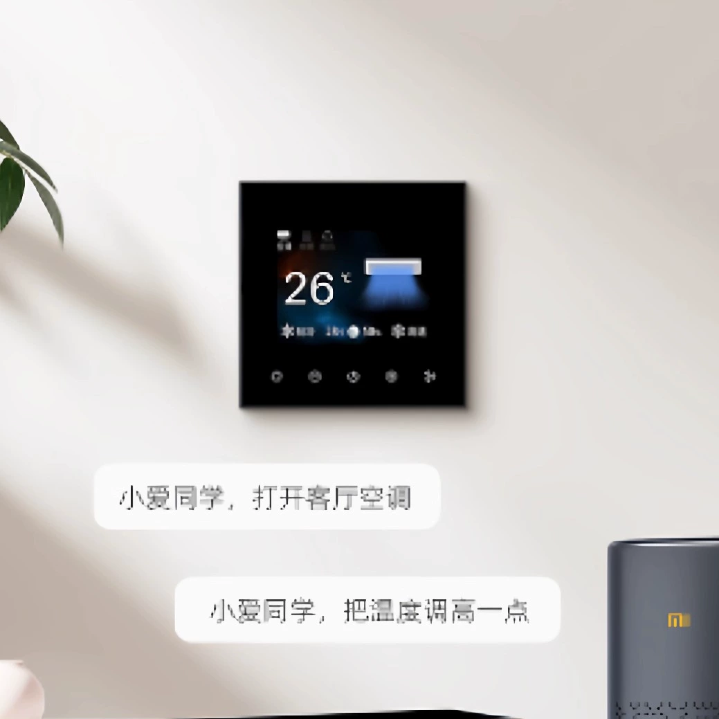 悠觅 T6S smart temperature control panel air conditioner, floor heating, fresh air smart three-in-one access to Mijia APP MESH2.0