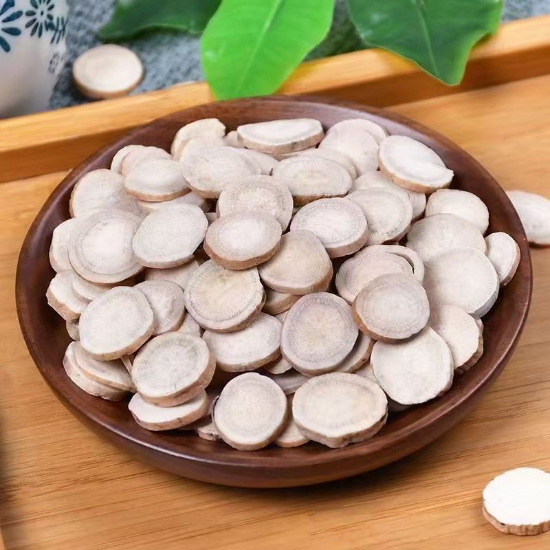 White Peony Root Slices Bai Shao 100g Dried TCM Herb for Decoction and Tea in use