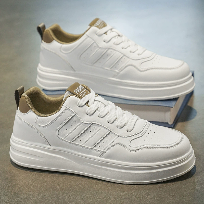 Мужские кроссовки 2025 новые летние дышащие универсальные повседневные спортивные модные туфли высококачественные белые туфли для студентов