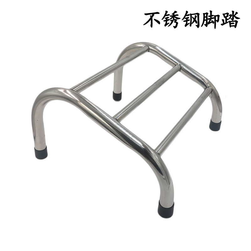 シャンプーベッドアクセサリー理髪椅子フットレスト家庭用床置き可動フットレストフットパッド理髪椅子ステンレス鋼フットレスト|undefined