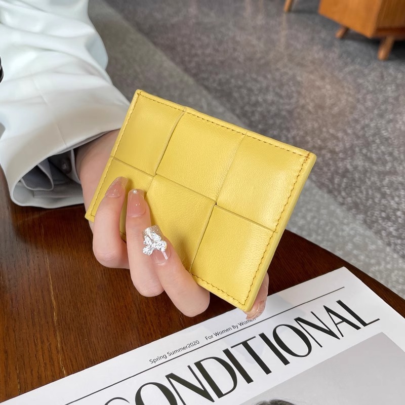 超薄型、ファッショナブルでシンプルなカードホルダー、レディースレザーコンパクトミニワンピースカードホルダー、カードホルダー、カードホルダー、IDポジション|undefined