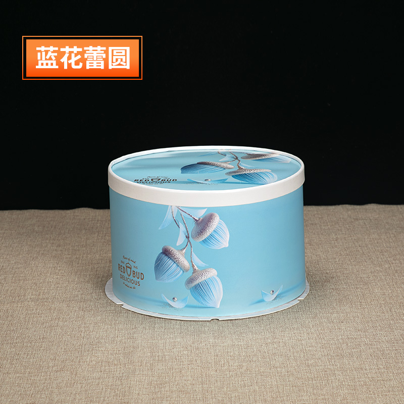 Caja de embalaje de pastel 6 pulgadas 8 pulgadas 10 pulgadas 12 pulgadas 14 pulgadas caja cuadrada de cartón de cumpleaños caja redonda caja de embalaje de pastel