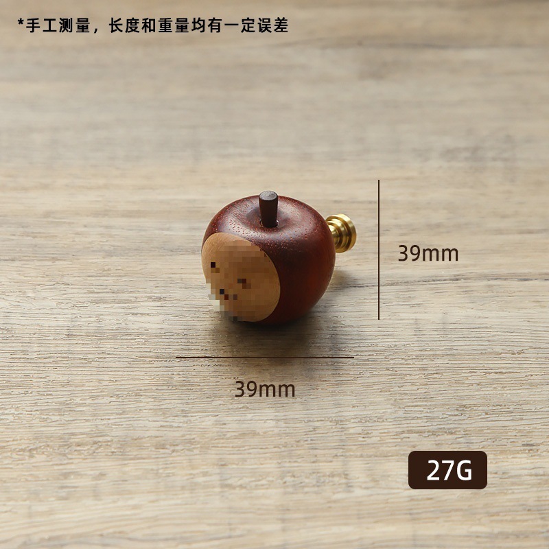 创意轻奢手工可爱檀木卡通橱柜门衣柜抽屉柜子把手拉手免打孔拉手|undefined