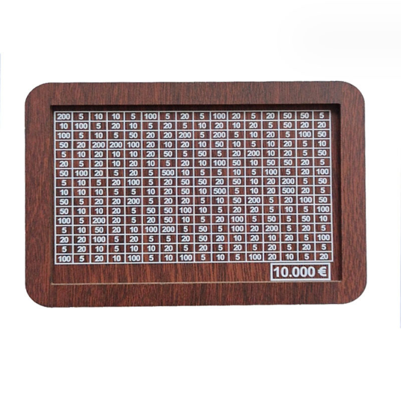 Caja de dinero transfronteriza con contador de la calidad de la casa Contador objetivo alcancía niños caja de regalo artesanías