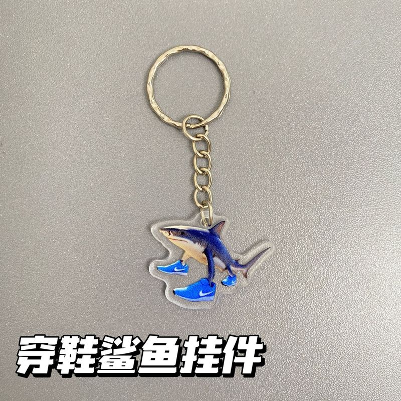 Douyin ホットエッセンス外国山海経アクリル海の怪物面白い抽象キーホルダーインターネット有名人ペンダントギフト|undefined