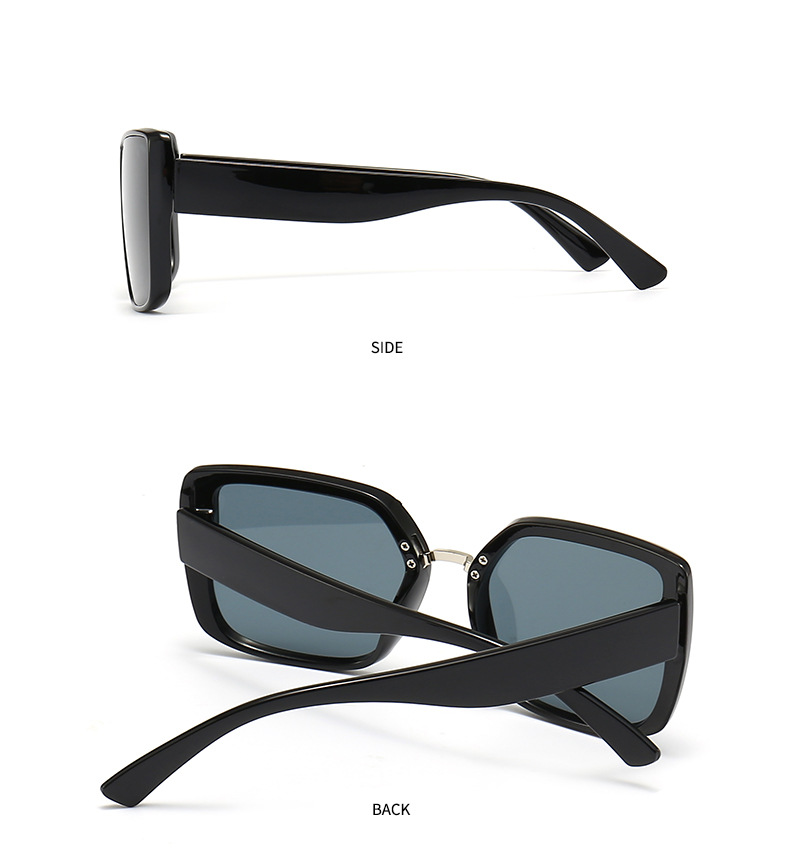 Square Sunglasses For Men Large Frame Retro Modern Style_voghion.com