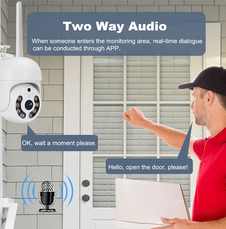 Kablosuz wifi PTZ CCTV Kamera Kiti kablosuz dome güvenlik kamera seti
