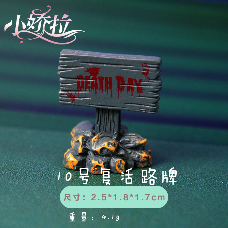 Estilo explosivo decoración transfronteriza Halloween esqueleto fantasma Pascua calabaza hueso momia decoración micro paisaje bricolaje