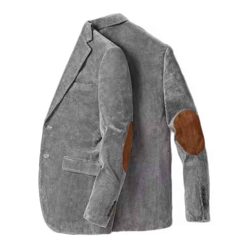 Men's Korean-style slim-fit corduroy suit for business and banquet hosting, European and American foreign trade Men's Korean-style slim-fit corduroy suit for business and banquet hosting, European and American foreign trade