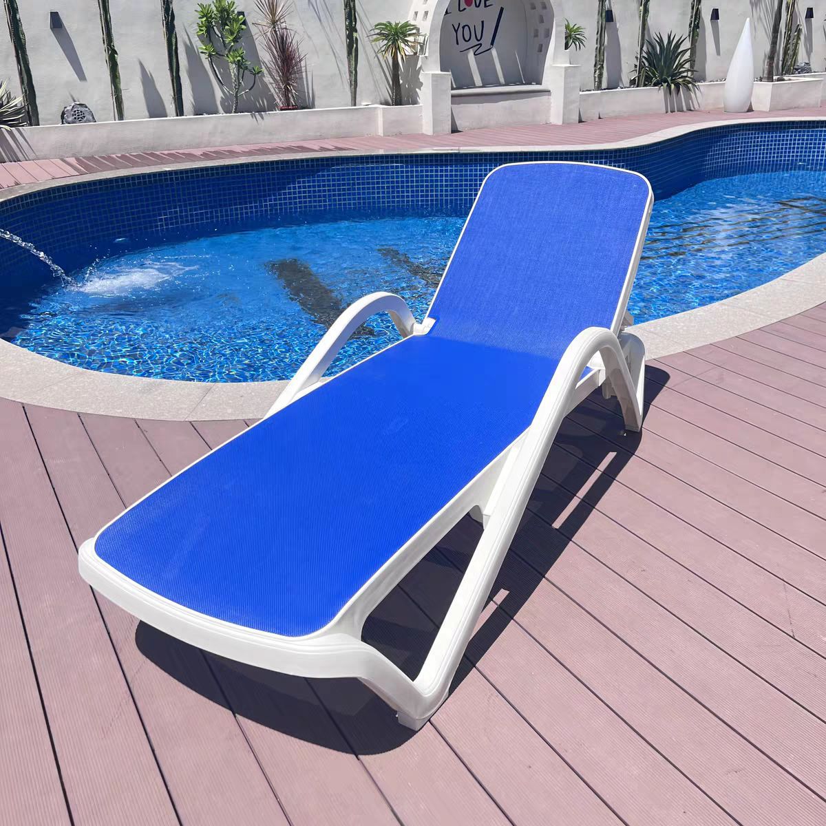 Silla de playa ajustable plegable al aire libre piscina impermeable y protector solar patio ocio al aire libre image 61