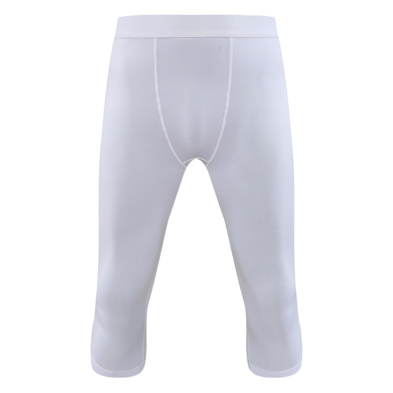 Aptitud de los hombres alto elástico corriendo pantalones cortos ajustados de secado rápido de Baloncesto de los hombres al aire libre bottoming entrenamiento Pantalones deportivos