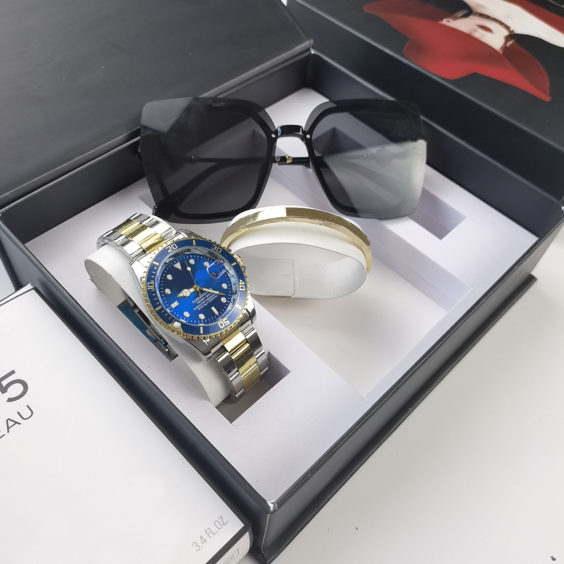 Sunglasses set golden lan lauren