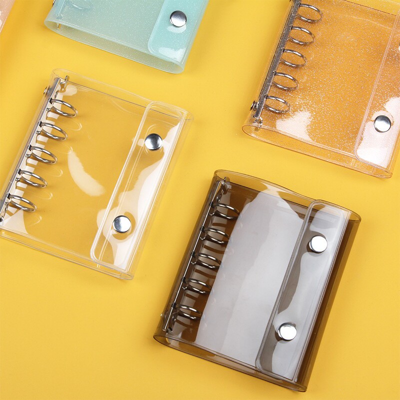 Spot M5 Loose-leAf HAnd Ledger Simple INS Style Glitter Loose-leAf Cover PVC StorAge A8 HAnd Ledger LeAther Loose-leAf