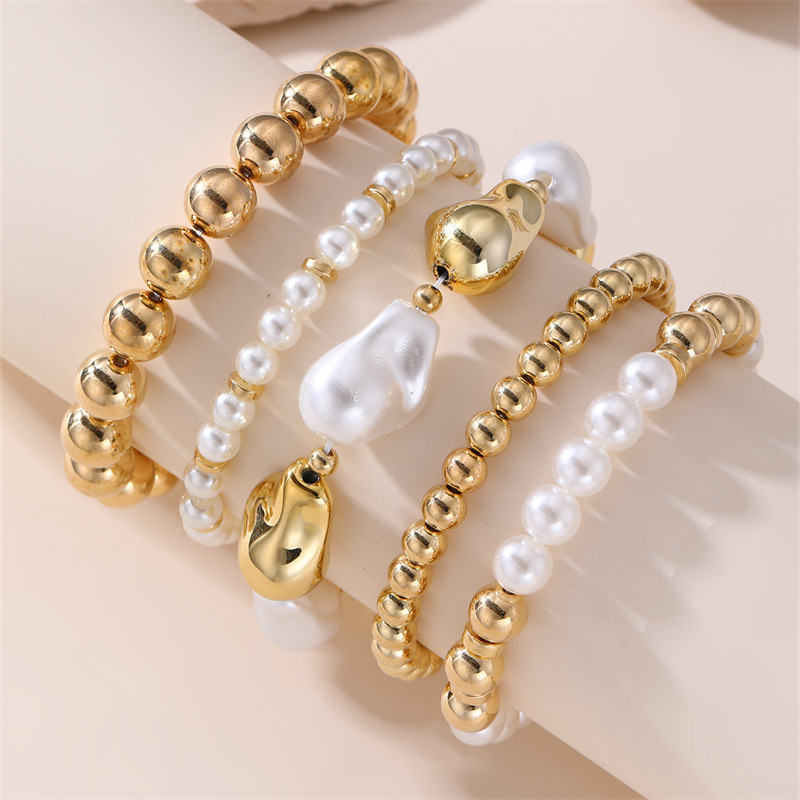 Modisches Perlenarmband Mit Muschel Elementen Für Damen_voghion.com