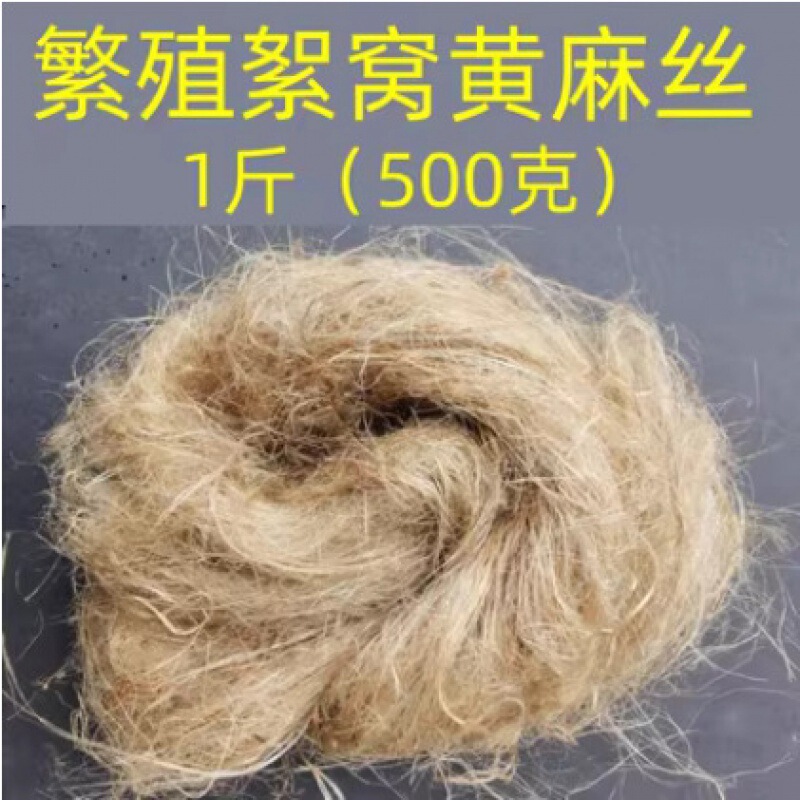 国境を越えた黄麻繊維鳥の巣、鳥の巣、鳥の巣のパッド、翡翠の鳥、ハイビスカスの鳥、金緑の灰色のツバメ、カナリアの巣、麻|undefined