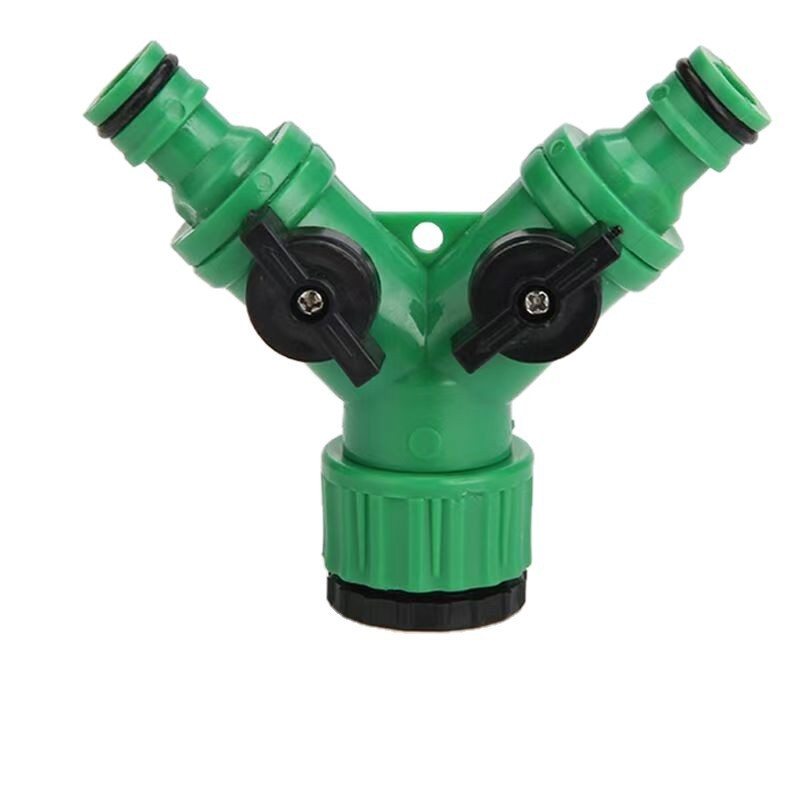 水龙头1分2分流器园林奶嘴三通接头开关阀4/6分Y型万能转接头塑料|undefined