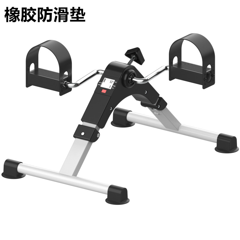室内迷你折叠脚踏车家用迷你健身车折叠腿部训练器康复脚踏车厂家|undefined