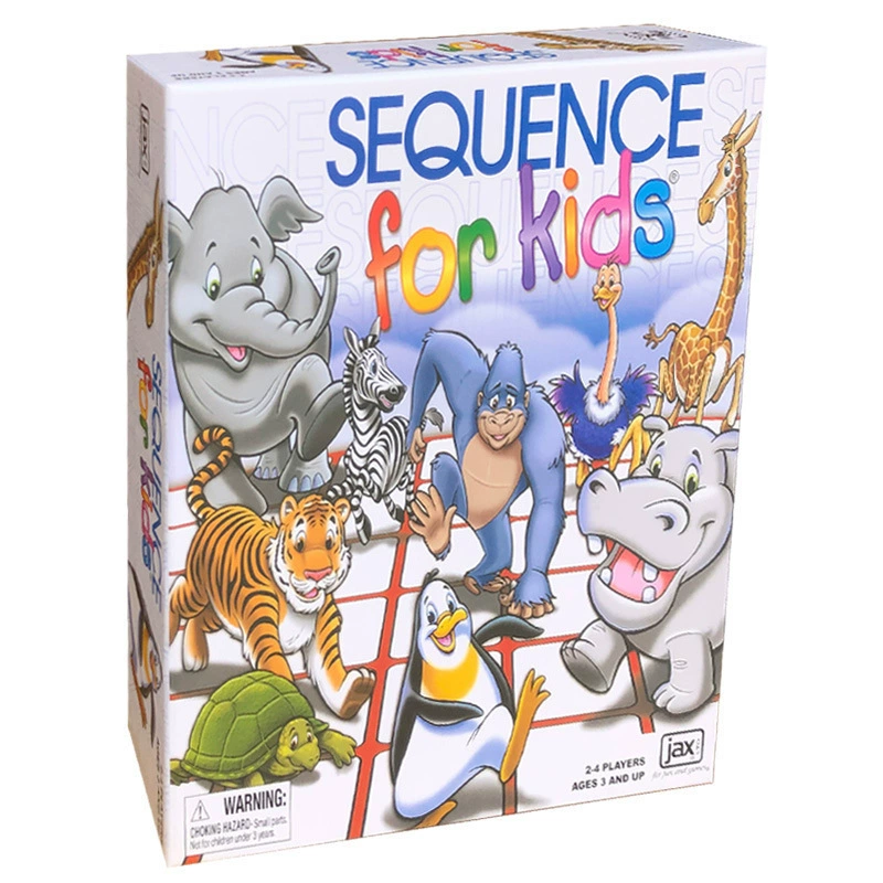 [英文版SEQUENCE GAME 序列迷阵花式五子棋桌游卡牌聚会休闲游戏棋]