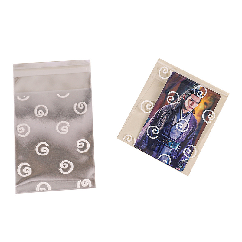 Spot de alto valor, estilo de círculo de tarjeta de viento de 50, una bolsa autoadhesiva, paquete opp, bolsa pequeña, lote de bolsa de embalaje