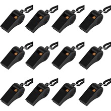 F 83214 ABS Black Plastic Whistle ��ɫ���Ͽ��� �羳�W��
