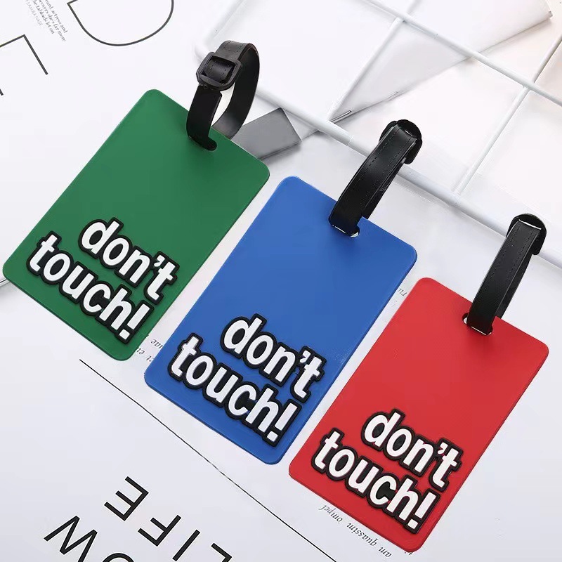 Kreative Gepäckanhänger aus weichem Gummi, hochwertige PVC-Gepäckanhänger, Taschenzubehör_voghion.com