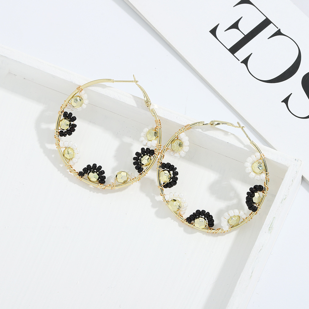 Fashion Long Hand-wound Large Earrings display picture 6
