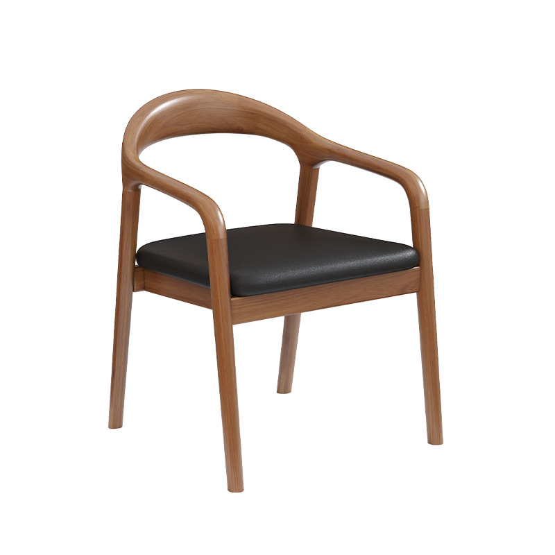 silla de computadora de madera sólida alta sensación retro taburetes de escritorio taburetes de estudio escritorio de computadora casera asiento de estudio respaldo