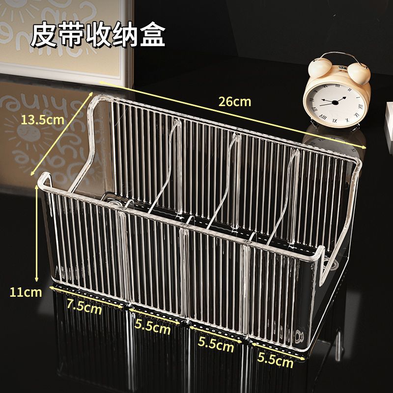 ✅ Belt Storage Rack, Belt, Tie, Scarf, Multifunctional Household Acrylic Partition Display Stand