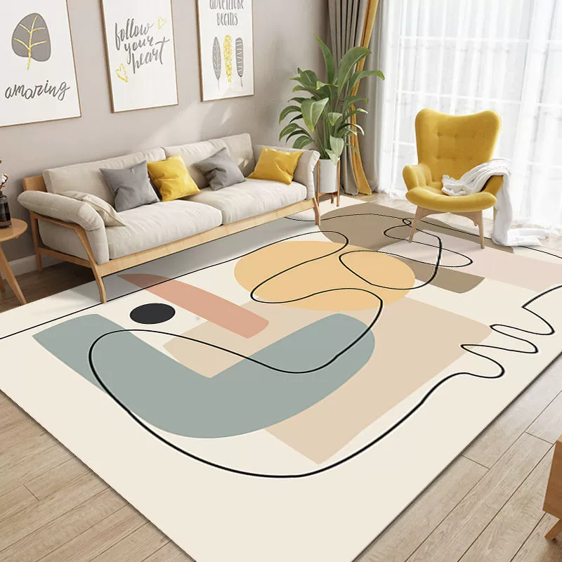 Area rug, thickened large floor carpet, multiple patterns, sizes 80×120–200×300 cm