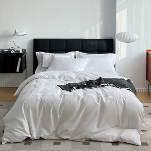 Super five-star hotel room bedding embroidery three-line Frame 5 colors can choose high-end hotel cloth grass 100s