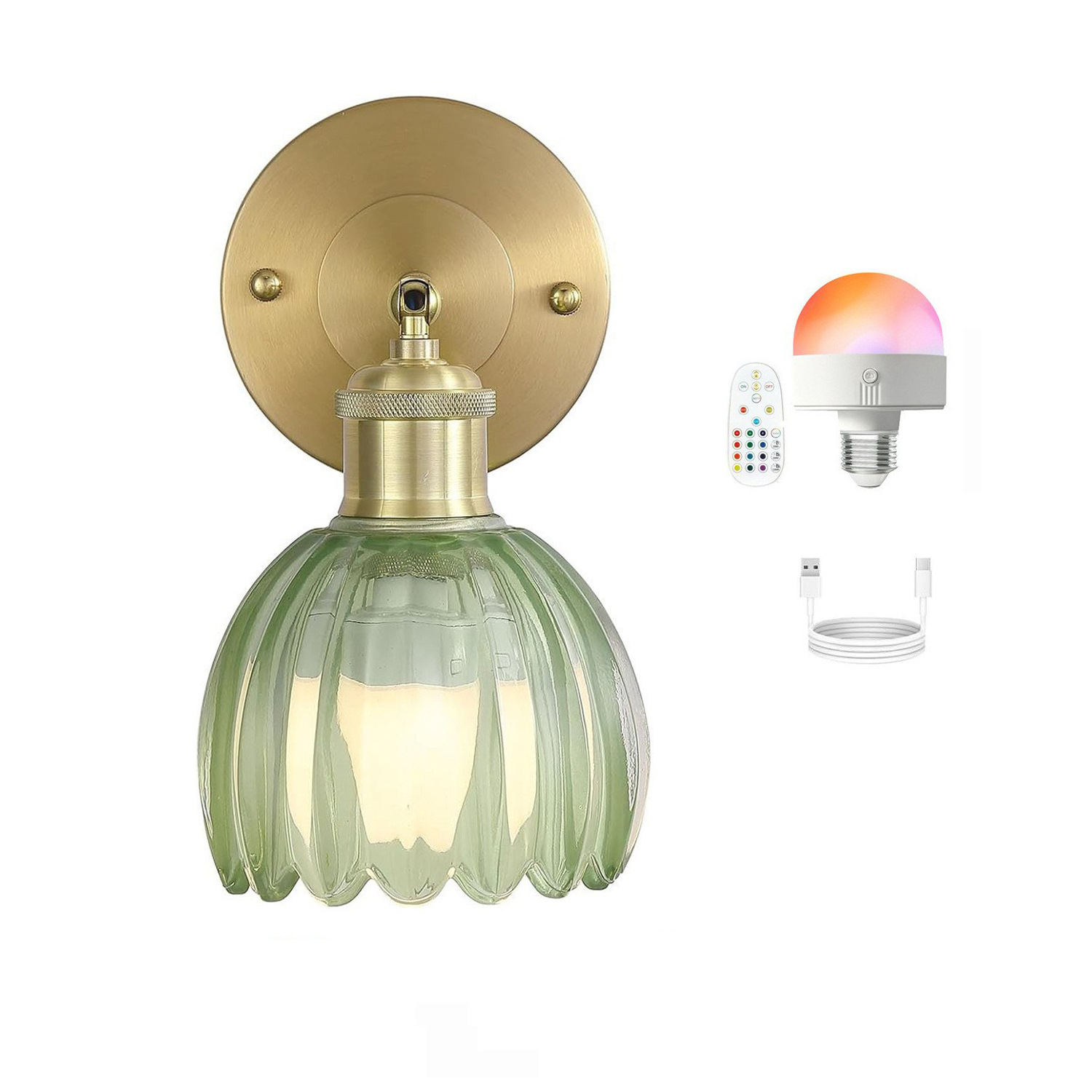 A형 녹색 단일 RGB 충전 모델-B