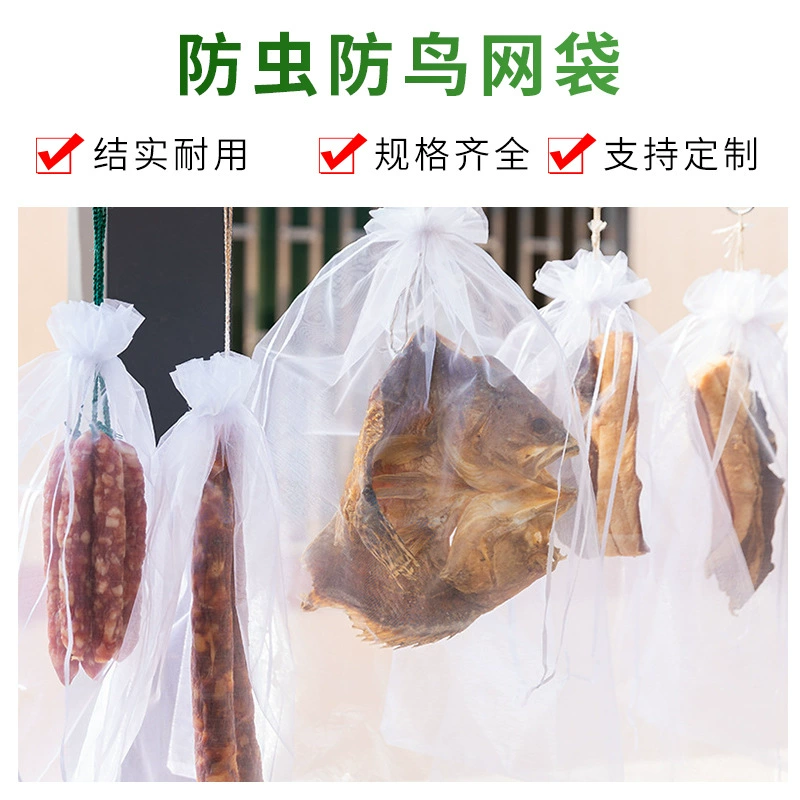 Сухая сумка с беконом, утка, утка, сушеная рыба колбаса