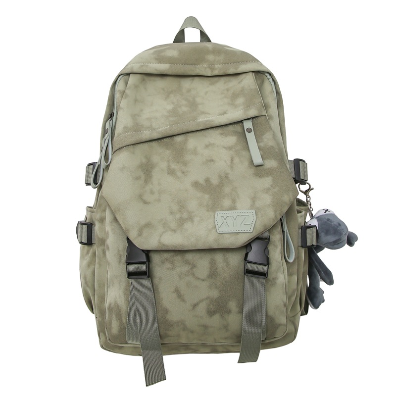 Mochila transfronteriza nueva versión coreana de la misma mochila de textura casual para hombres y mujeres, mochila para computadora de gran capacidad para clases en el campus