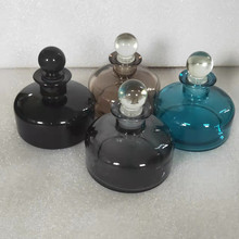 包邮烛台玻璃瓶彩色香薰瓶无火藤条香水空瓶玻璃香氛扩香瓶喷色