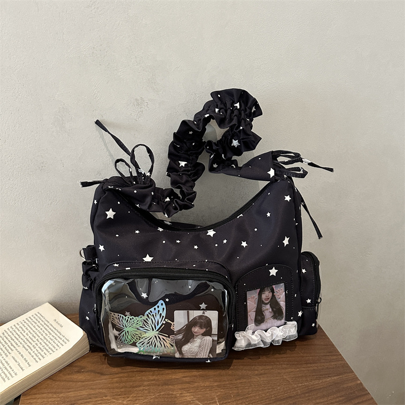 Borsa a tracolla trasparente da donna stile coreano anime_voghion.com
