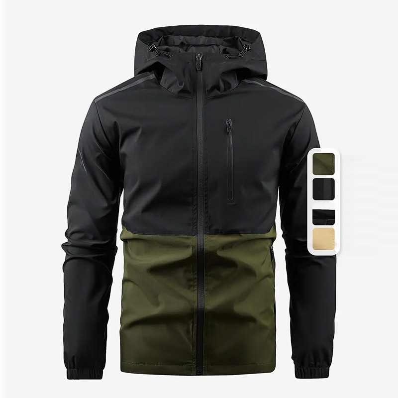 Cross-Border 2025 New Lightweight Hard Shell Jacket Spring and Autumn New Outdoor Casual Sports Jacket