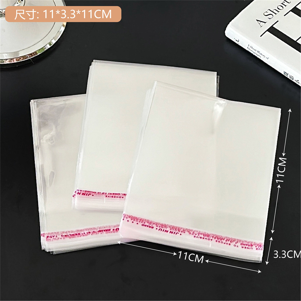 Colección de bolsas opp transparentes, cabeza de tarjeta, bolsa de embalaje trasera, bolsa de joyería pequeña, bolsa autoadhesiva con orificio colgante, bolsa de embalaje de plástico al por mayor