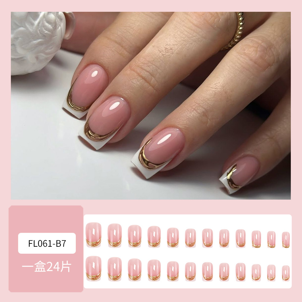 Use un parche de uñas 3D estereoscópico de alto nivel, goteo de goma dulce y caliente, uñas falsas transfronterizas, parches de uñas.