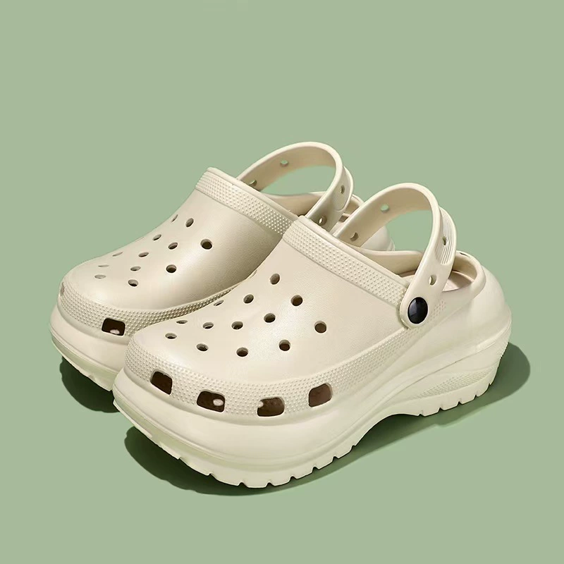 2024 годовая классика Nimbus Crocs женские туфли на толстом каблуке повседневные пляжные обувь снаружи нескользящая платформа сандалии