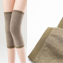 35%Cashmere 65%Wool 羊绒护膝保暖老寒腿膝关节羊毛护套薄款冬季