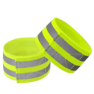 5cm widened highlight double reflective elastic material reflective arm band bracelet leggings night running