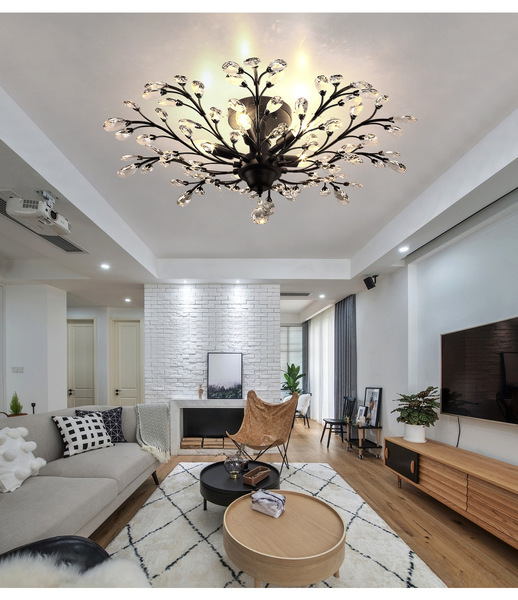 Retro coffee ceiling light for living room