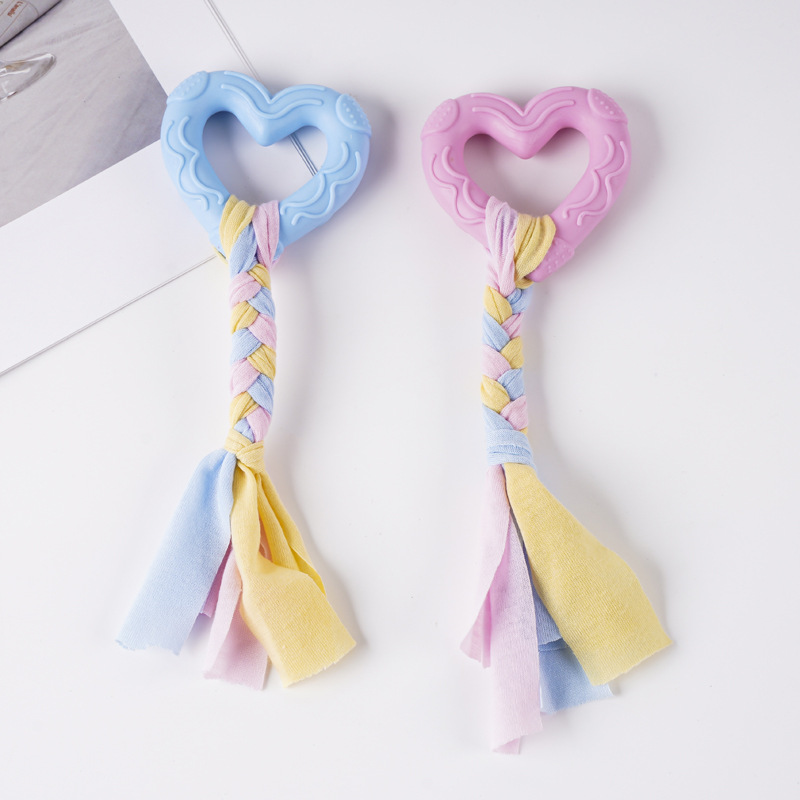 Juguete para mascotas de TPR de gran venta transfronterizo, palo de dentición para perros para entretenimiento, juguete de autoentretenimiento para cachorros duradero y resistente a las mordidas.