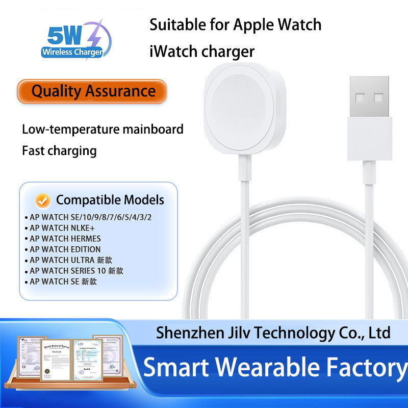 Apple Watch Charger iWatch Series S1-S11 Se Se2 Ultra Pd Fast Charging 25W Magnetic Charging