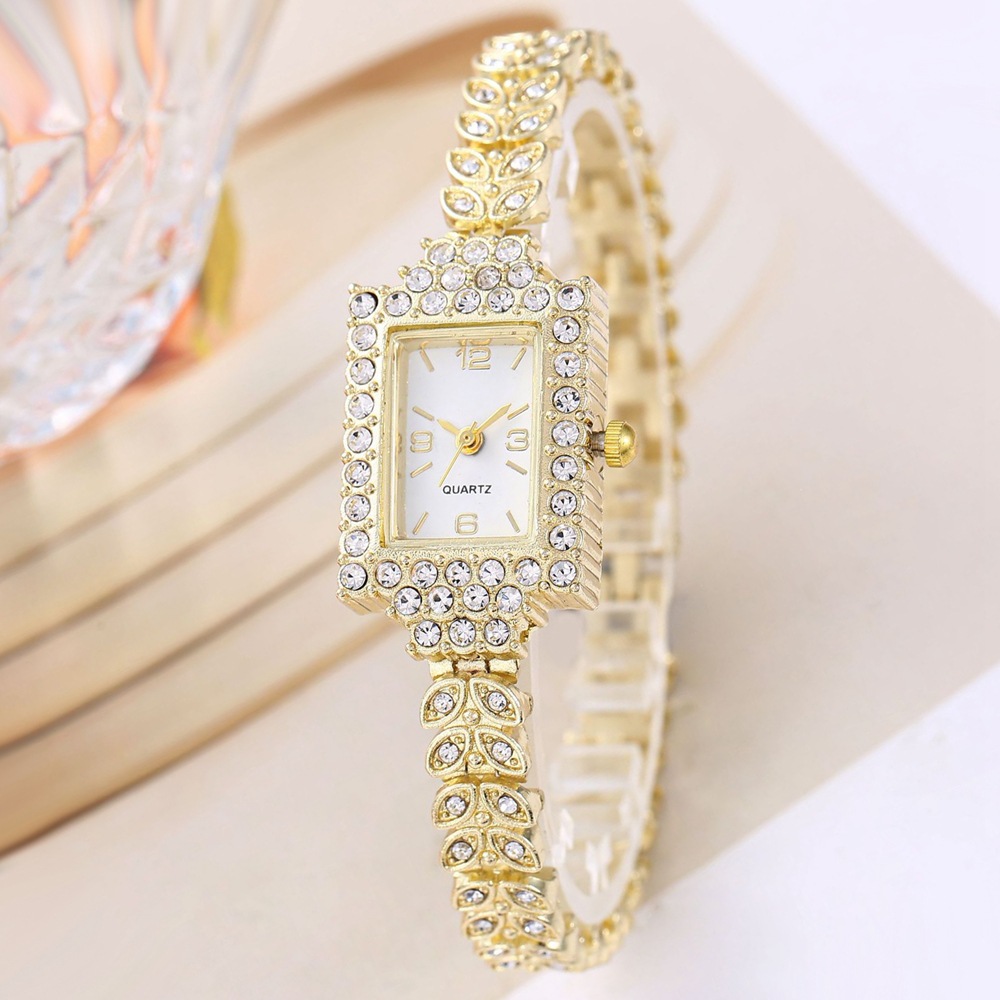 New ladies watch fashion simple square watch women's small bracelet watch diamond women's quartz watch wholesale