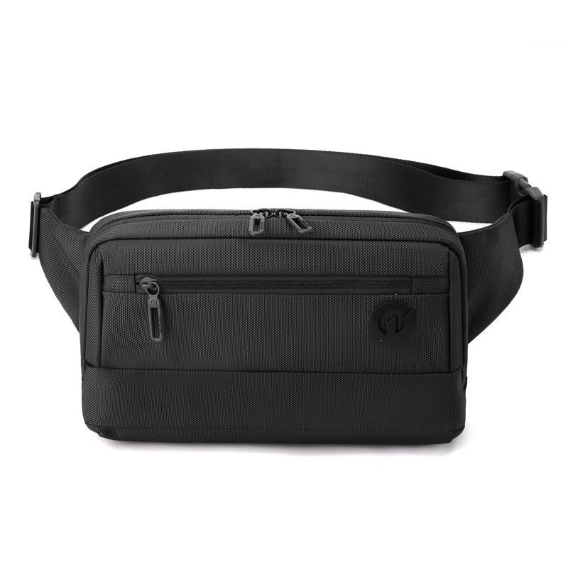 WEPOWER nuevo bolso de cintura para hombres, bolso de pecho de moda casual para hombres de negocios, bolso de hombro para viajar al aire libre, mochila de trampolín inclinado