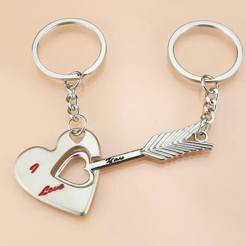 Creative keychain heart shaped, for beloved, Birthday gift