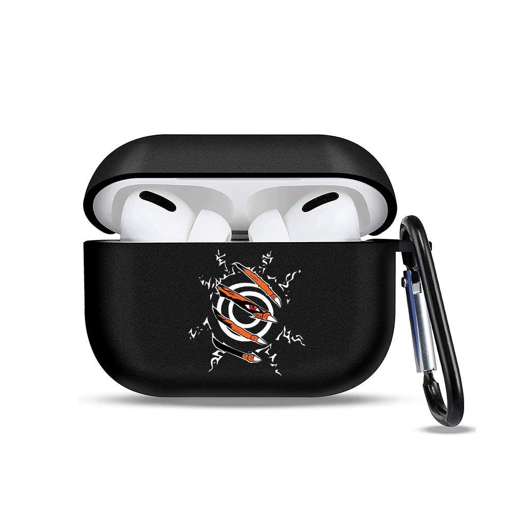 Наруто AirPods1/2 защитный чехол AirPods 3 поколения Bluetooth гарнитура Учига Вижи Писатель Писательское колесо глаз Мужчины